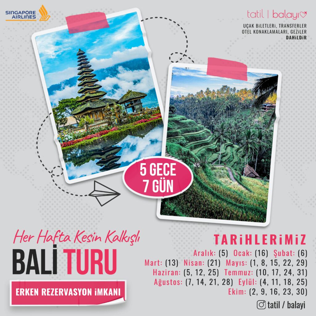 Bali Tur Tarihleri - Bali Turu