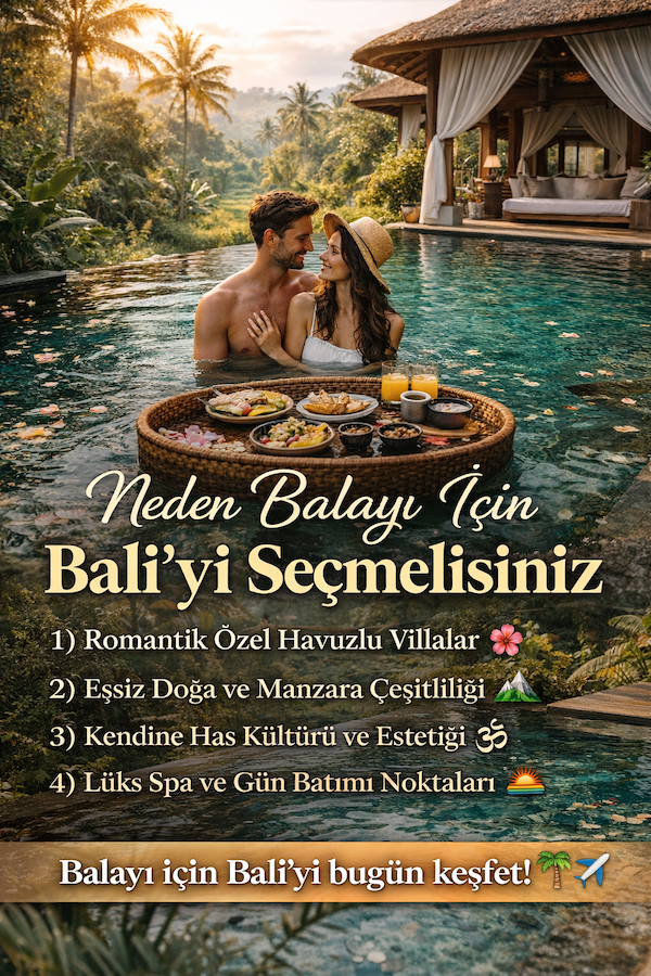 Bali Balayı Rehberi: Tropikal Cennette Romantizmin Zirvesi